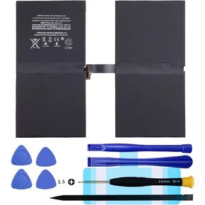 A1754 Replacement Battery for iPad Pro 12.9 2nd Gen,Rechargeable 0 Cycle Battery Compatible with Apple iPad Pro 12.9 2st A1670 A1671 A1821 with Repair Tool Kits