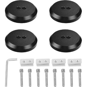 X AUTOHAUX 4 Pcs Aluminum Jack Pads Jack Pucks for Chevrolet Corvette C5 C6 C7 C8 Z06 ZR1 1997-2021 Jacking Lift Pad Jack Lift Point Pad Adapter Black