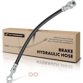 A-Premium Front Passenger Side Brake Hydraulic Hose Compatible with Select Hyundai Models - Azera 2006-2011, Sonata 2006-2010 - Replace# 587320A000, 58732-3K000