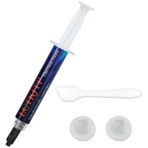 Thermal Paste, 4g with Tool Thermal Compound, Pasta Termica for All Processors(CPU, GPU,PS4,) high Thermal Conductivity, Long Durability, Safe Application, Non-Conductive