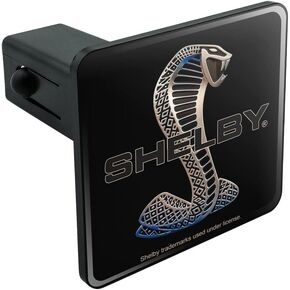 GRAPHICS & MORE Shelby Cobra Logo Tow Trailer Hitch Cover Plug Insert