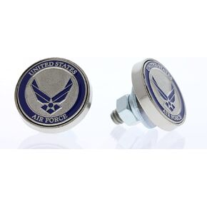 United States Marines Motorcycle License Plate Bolts - Marine Corps - USMC - Fits All Makes and Models of Motorcycles