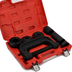 10Pc Heavy Duty Ball Joint Press & U Joint Removal Tool Kit for Easy Ball Joint Replacement Durable 40CR Steel, SAE 5140 Drop Forged for Most 2WD and 4WD Cars and Light Trucks