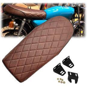 Motorcycle Cafe Racer Seat Vintage Saddle Cushion Seats for Honda CB125 CB175 CB200 CB350 CB360 CB400 CB450 CB500 Kawasaki KZ400 KZ550 K750 Z650 W650 Yamaha SR500 XJ550 XJ650 XS650