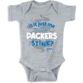 is It Just Me? Or Do The Packers Stink Baby Apparel for Detroit Football Fans (NB-7T)