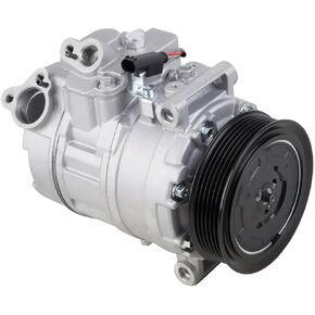 AC Compressor & A/C Clutch For BMW 330i 525i 530i M3 M5 M6 Z4 528i 328i 325i 325xi 328xi 330xi 525xi 528xi 530xi - BuyAutoParts 60-02260NA NEW