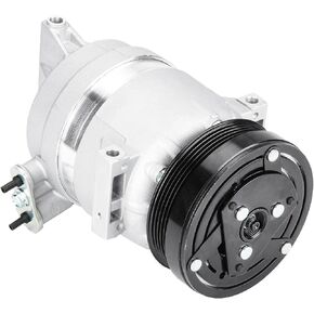 AC Compressor and A/C Clutch for Chevy Aveo Aveo5 1.6L 2009 2010 2011 Pontiac G3 1.6L 2009 2010, 1522234 95907421 6512783