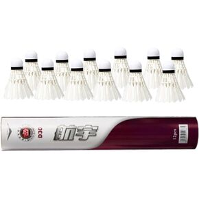 عبوة من 12 كرة تنس الريشة من ريش الإوز مع متانة كبيرة وثبات وتوازن لممارسة التدريب العائلي في الأماكن المغلقة والمفتوحة in Kuwait