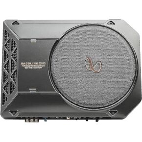 Infinity BassLink SM 8" Ultra-Compact Shallow Profile Hideaway Under-Seat Subwoofer System, Silver