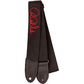 PRS Paul Reed Smith Signature Logo 2" Poly Guitar Strap, Red/Black (102509::012:)
