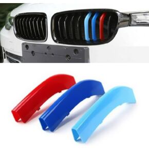 Automotive Grille Inserts for BMW 3 Series 2013-2018 F30 F31 318i 320i 328i 330i 335i 340i 8 Grilles,Front Grill Accessories M Colored