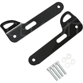 Front Tie-Downs Bracket Kit Fit Harley Davidson Electra Glide Street Glide Ultra Limited CVO 2014-2022 (Chrome)