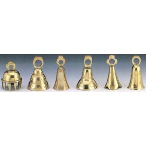 Dozen 2.5" Assorted Brass Bells