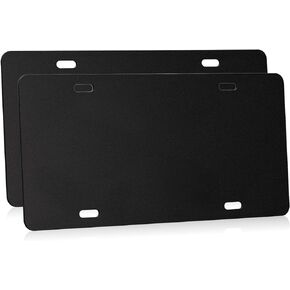 License Plate Pad Anti Rrattle 2 Pack, License Plate Foam Padding Shockproof, Standard License Plate Frame EVA Paste for License Plate Backing Pad,11.4"x5.7"x0.1"