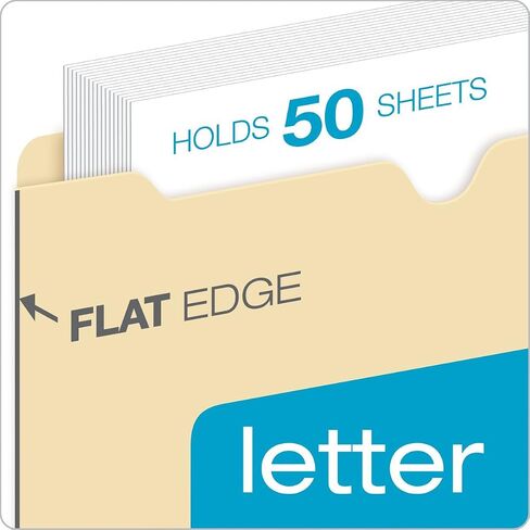 Pendaflex Colored File Jackets, Reinforced Tab, Flat, Letter Size, Red, 100 Jackets Per Box (B3010DTRED) in Saudi Arabia