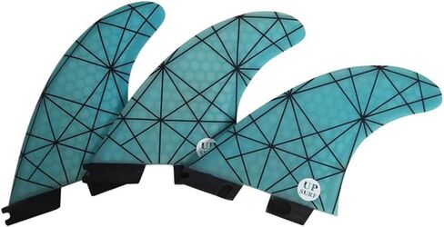 Fiberglass Reinforced Surfboard 3 Fins FCS2 G5/G7, Surfboard Tri Fin FCS II Thruster Set Choose Color and Size in Saudi Arabia