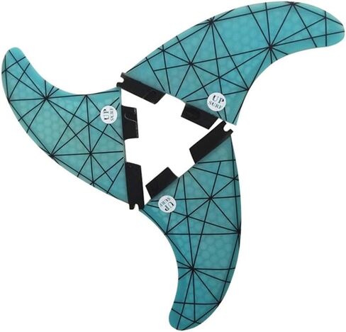 Fiberglass Reinforced Surfboard 3 Fins FCS2 G5/G7, Surfboard Tri Fin FCS II Thruster Set Choose Color and Size in Saudi Arabia