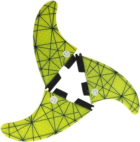 Fiberglass Reinforced Surfboard 3 Fins FCS2 G5/G7, Surfboard Tri Fin FCS II Thruster Set Choose Color and Size in Saudi Arabia