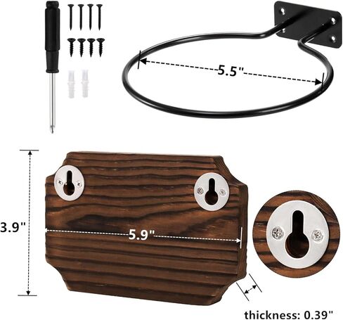 yopay 2 حزمة حامل كرة السلة جدار جبل، حامل الكرة الرياضية عرض التخزين، كرة السلة كرة القدم كرة القدم الكرة الطائرة غرفة ديكو in Kuwait