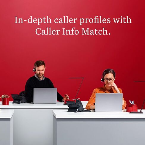 هاتف مكتب Ooma Office DP1-O - يتصل لاسلكيًا بمحطة Ooma Office الأساسية. يعمل مع خدمة الهاتف VoIP المستندة إلى السحابة من Ooma Office للشركات الصغيرة، باللون الأسود. in Kuwait