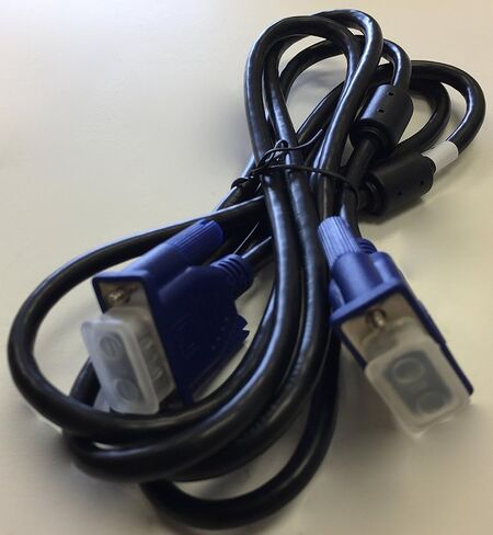 كابل تمديد 6FT Super SVGA VGA ذكر إلى ذكر M إلى M (أزرق) in Kuwait