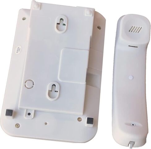 Corded Basic Landline Phone, TelPal FSK/DTMF Simple Caller ID Telephone with LCD Incoming Call Number Display, Small Desk/Wall Mountable Analog Phone for Home Office (Black) in Kuwait