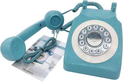 هاتف ريترو سلكي، هواتف TelPal القديمة القديمة، هواتف أرضية كلاسيكية عتيقة من ثلاثينيات القرن العشرين لديكور المنزل والمكتب، هاتف فندقي مبتكر مع إعادة الاتصال in Kuwait