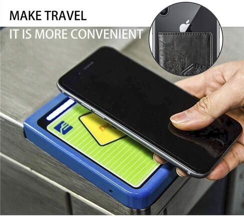 MEUPZZK Cell Phone Wallet Slim 3M Adhesive Credit Card Holder Stick on Wallet Cell Phone for iPhone/Android/Samsung Galaxy and Most Smartphones (A-Black) in Saudi Arabia