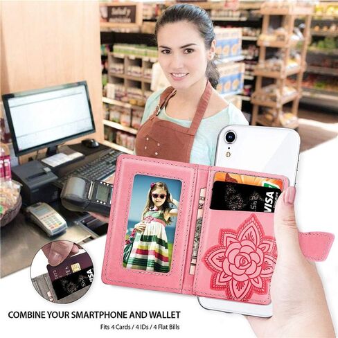 MEUPZZK Cell Phone Wallet Slim 3M Adhesive Credit Card Holder Stick on Wallet Cell Phone for iPhone/Android/Samsung Galaxy and Most Smartphones (A-Black) in Saudi Arabia