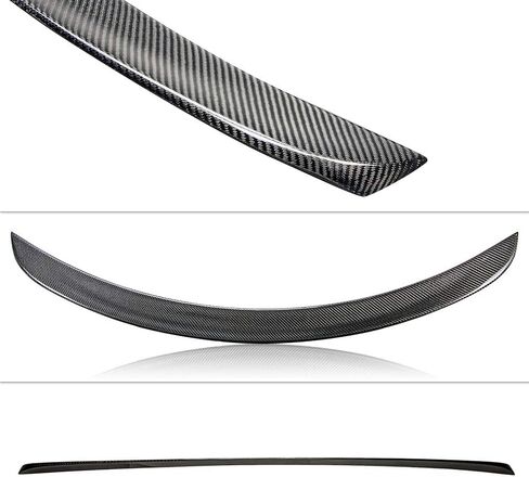 AeroBon Real Carbon Fiber Trunk Spoiler Compatible with 2012-2024 Tesla Model S Spoiler (H Style) in Saudi Arabia