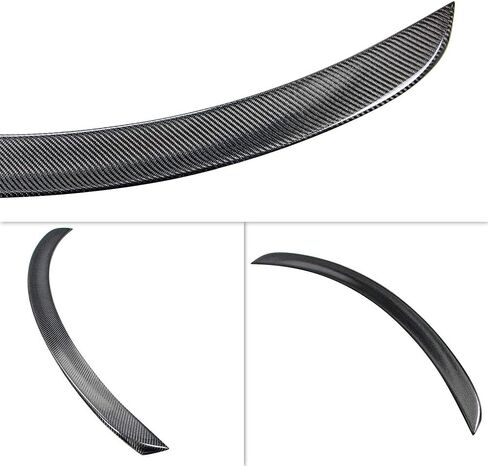 AeroBon Real Carbon Fiber Trunk Spoiler Compatible with 2012-2024 Tesla Model S Spoiler (H Style) in Saudi Arabia