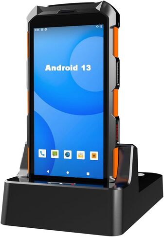 جهاز كمبيوتر محمول محمول بنظام Android 13، ماسح الباركود، ماسح ضوئي PDA بشاشة لمس 5.5 بوصة مع محرك مسح الباركود هانيويل 1D و2D المتكامل، واي فاي و4G LTE، للمستودعات والخدمات اللوجستية in Kuwait