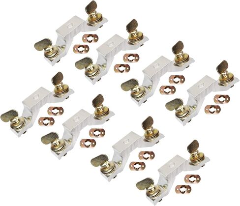 Moving Head Light Bridge Connector Truss Clamp Bracket, Quick Lock, Aluminium Alloy, 12 mm Aperture Diameter, 220 lb Load Capacity(8 Pack) in Saudi Arabia