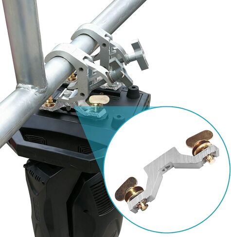 Moving Head Light Bridge Connector Truss Clamp Bracket, Quick Lock, Aluminium Alloy, 12 mm Aperture Diameter, 220 lb Load Capacity(8 Pack) in Saudi Arabia
