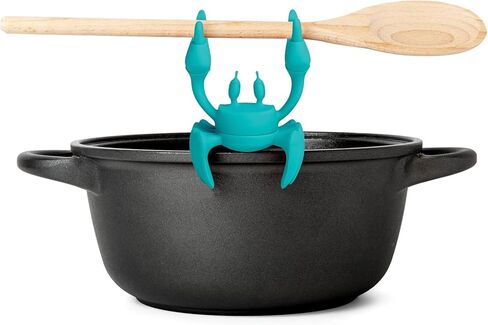 OTOTO Pack of 2 - Aqua the Crab Spoon Rest + Red the Crab Utensil Holder in Kuwait