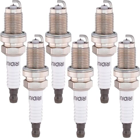 شمعات الإشعال IZFR6K11 9807B-5617W 6994 استبدال السيارات إيريديوم اعة 6 قطع متوافقة مع هوندا أكورا شيفروليه جي إم سي 2003-2007 أكورد 2003-2007 RL TL V6 in Saudi Arabia