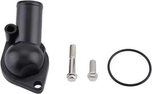 Tbest Thermostat Housing Kit,CNC Aluminum Alloy Water Neck Thermostat Housing 15??for SB & BB 265 283 305 327 Engines Black Sbc Water Neck thermostat housing 350 sbc thermostat housing in Saudi Arabia