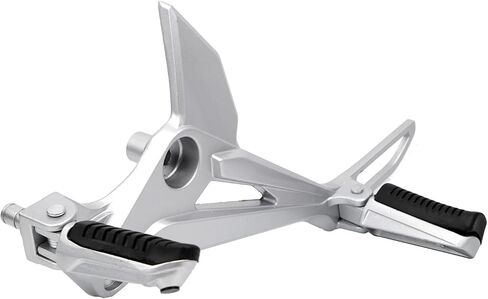 Minho Motorcyle Footpegs Right & Left Side in Aluminium Alloy Material Compatible with Honda Grom 2013-2016 Msx 125 SF, Black Color in Saudi Arabia