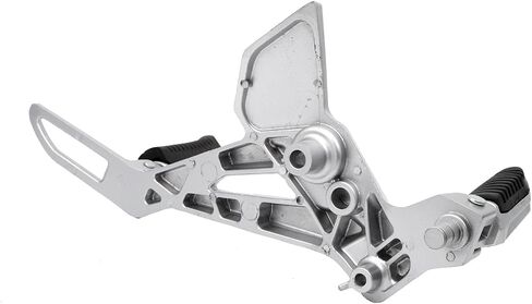 Minho Motorcyle Footpegs Right & Left Side in Aluminium Alloy Material Compatible with Honda Grom 2013-2016 Msx 125 SF, Black Color in Saudi Arabia