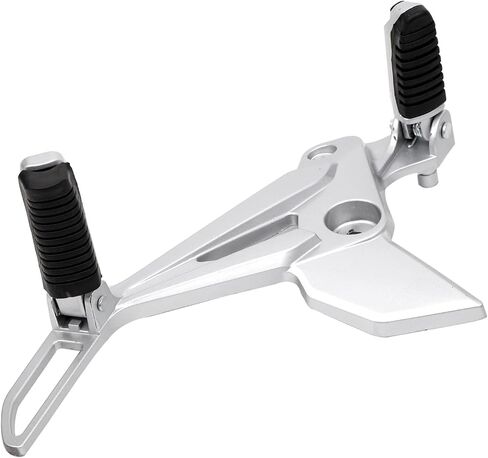 Minho Motorcyle Footpegs Right & Left Side in Aluminium Alloy Material Compatible with Honda Grom 2013-2016 Msx 125 SF, Black Color in Saudi Arabia