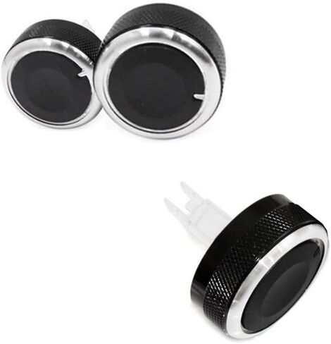 3 قطعة/المجموعة تصفيف السيارة تكييف الهواء التحكم في الحرارة مقبض مفتاح التشغيل AC مقبض اكسسوارات السيارات لنيسان تيدا NV200 ليفينا Geniss in Kuwait