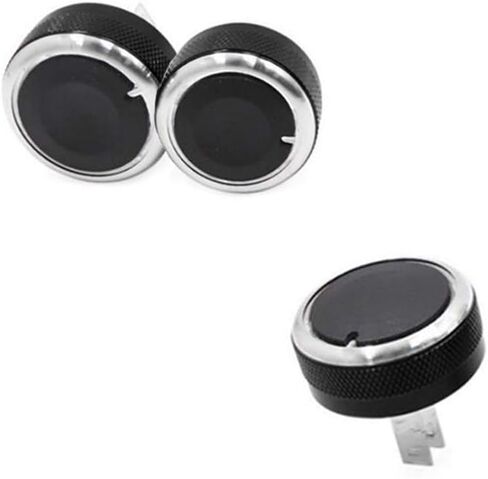 3 قطعة/المجموعة تصفيف السيارة تكييف الهواء التحكم في الحرارة مقبض مفتاح التشغيل AC مقبض اكسسوارات السيارات لنيسان تيدا NV200 ليفينا Geniss in Kuwait