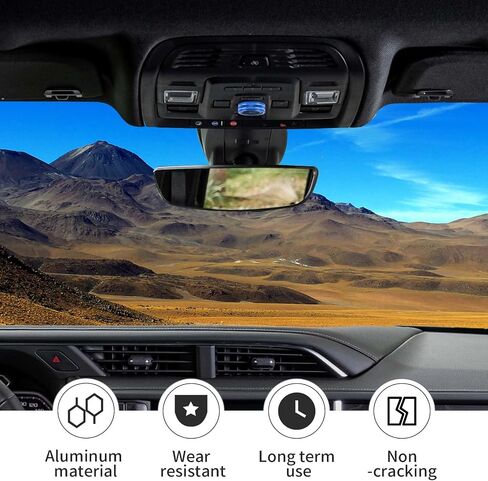 Linskip Dash Control Knob Trim Kit متوافق مع 2024 2023 2022 2021 Chevy Suburban، مناسب لسيارة شيفروليه تاهو 2021-2024، أغطية مقابض التبديل للملحقات الداخلية Suburban وTahoe (أحمر) in Kuwait