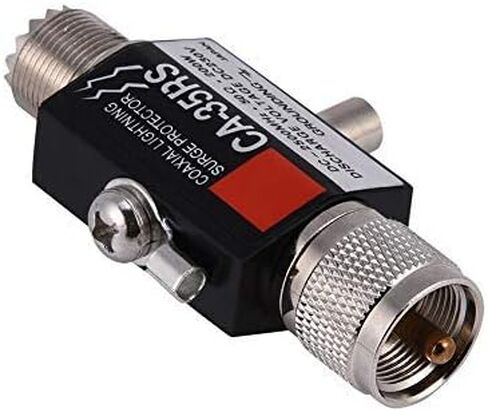 UHF Coaxial Lightning Surge Arrester, CA-35RS 0-2500MHz 50 Ohms Lightning Surge Protector Male to Female UHF Connector in Saudi Arabia