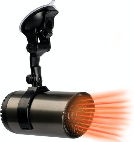 Car Heater, 12V 150W Portable Windshield Defogger and Defroster,2 in1 Fast Car Heater that Plugs into Cigarette Lighter with180 °Rotation Fit for All Car in Saudi Arabia