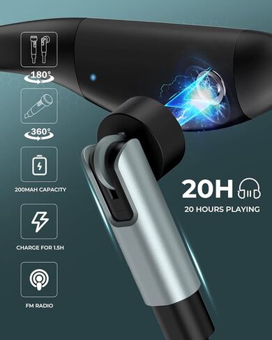 مشغل MP3 مقاوم للماء للسباحة، IPX8 8GB للسباحة تحت الماء MP3، الجري، الرياضات المائية، وقت اللعب 20 ساعة، كابل شحن مغناطيسي in Kuwait