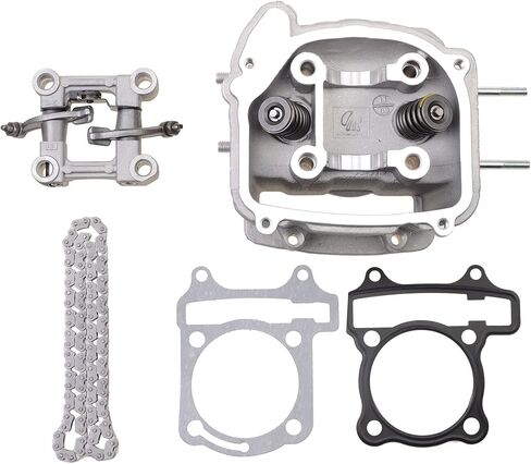WOOSTAR 62.5 مم رأس أسطوانة كاملة مع مجموعة مكبس بديلة لـ 4 أشواط GY6 170cc 180cc 200cc 1P63QML محرك ATV رباعي العجلات ذو 4 عجلات سكوتر Go Kart in Saudi Arabia