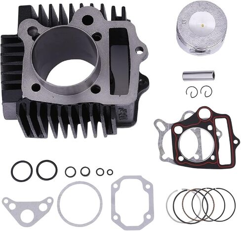 جسم أسطوانة المحرك 52.4 مم مع مكبس جوانات لمحركات أفقية 90cc 110cc 125cc ATV رباعية الترابية، دراجة الطرق غير الممهدة، تاو تاو، كولستر، 4 عجلات، الكثبان الرملية، العربات، CR110. in Saudi Arabia