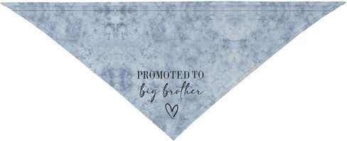 تمت ترقيته إلى Big Brother Dog Bandana Gender Reveal Dog Bandana Reversible، ملحقات دعائم الصور، هدية لمالك محبي الكلاب (Teinture cravate-Blue) in Saudi Arabia
