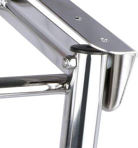 316 الفولاذ المقاوم للصدأ 4 خطوة سلم القارب تحت منصة سلم عائم الشريحة للتمديد سلم السباحة ماكس. قم بتحميل 600 رطل لقارب اليخوت البحري in Kuwait